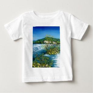 ARNO RIVER AT ROVEZZANO Florence Tuscany Landscape Baby T-Shirt