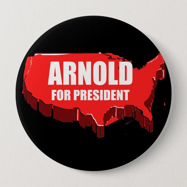 ARNOLD 2012 10 CM ROUND BADGE (Front)