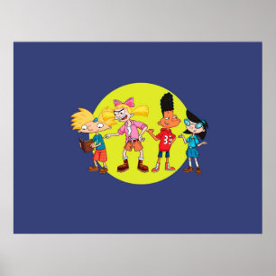 Arnold and friends Hey Poster