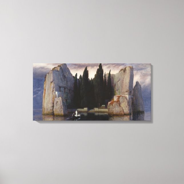 Arnold Böcklin - The Isle of the Dead Canvas Print (Front)