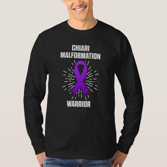Arnold Chiari Malformation Warrior Fight Awareness T-Shirt (Front)