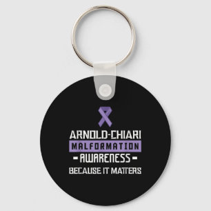 Arnold Chiari Malformation Warrior S Awareness  Key Ring