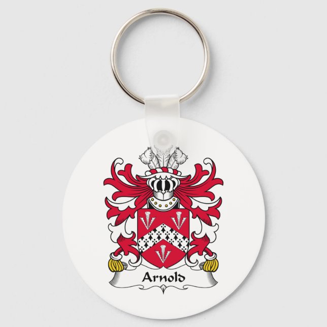 Arnold Family Crest Key Ring (Front)