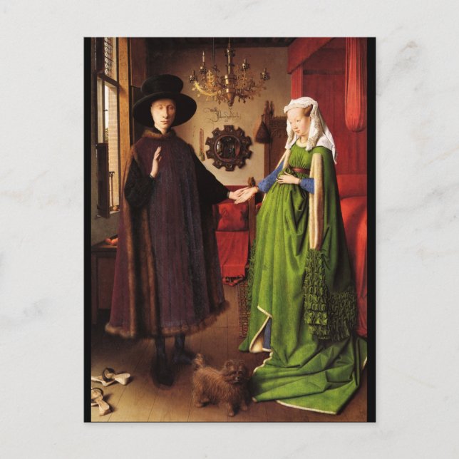 Arnolfini Portrait Postcard (Front)