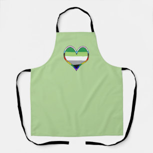 Aro Pride Heart Apron
