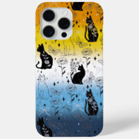 AroAce Agender Pride Black Cat - Mystical Witchy