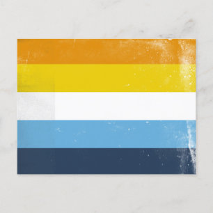 Aroace (Aromantic-Asexual) Holiday Postcard