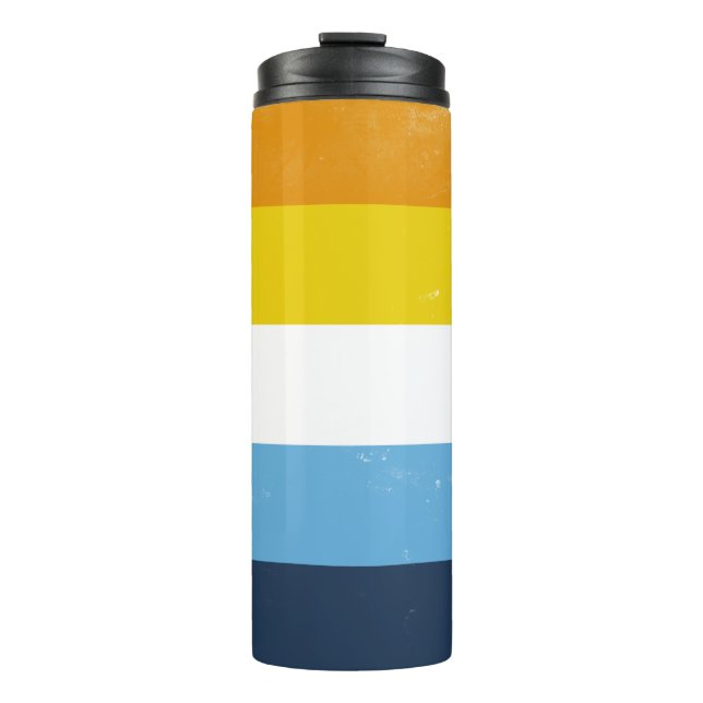 Aroace (Aromantic-Asexual) Thermal Tumbler (Front)