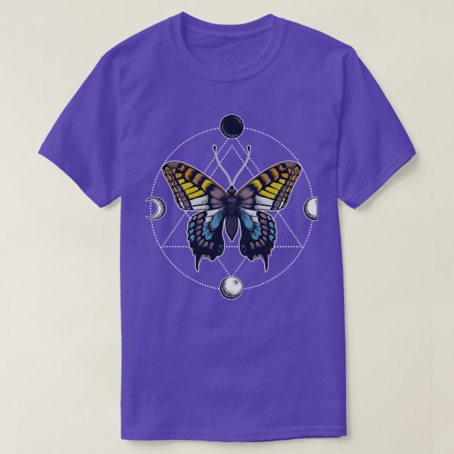 Aroace Butterfly T-Shirt (Design Front)