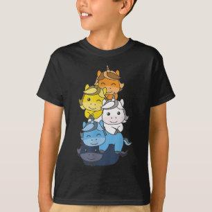 Aroace Flag Pride Month Lgbtq Aroace Unicorn _1 T-Shirt