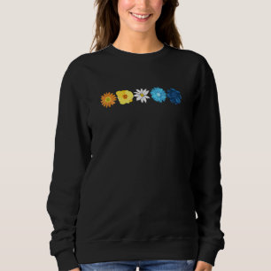 Aroace Floral Pride Aro Ace LGBTQ Aromantic Asexua Sweatshirt