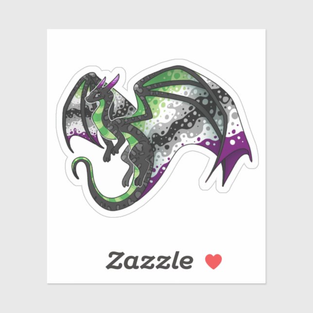 AroAce Pride Dragon (Sheet)
