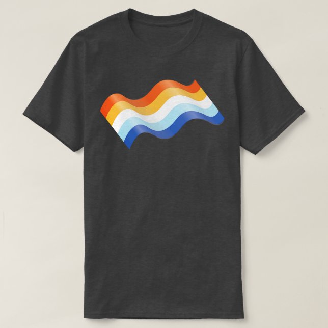 AroAce Pride Flag T-Shirt (Design Front)