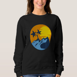 Aroace Pride Tropical Beach Aro Ace LGBT Aromantic Sweatshirt