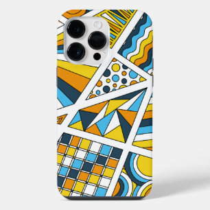 AroAce Pride Zen Doodle Sunset Flag Modern Abstrac iPhone 14 Pro Max Case