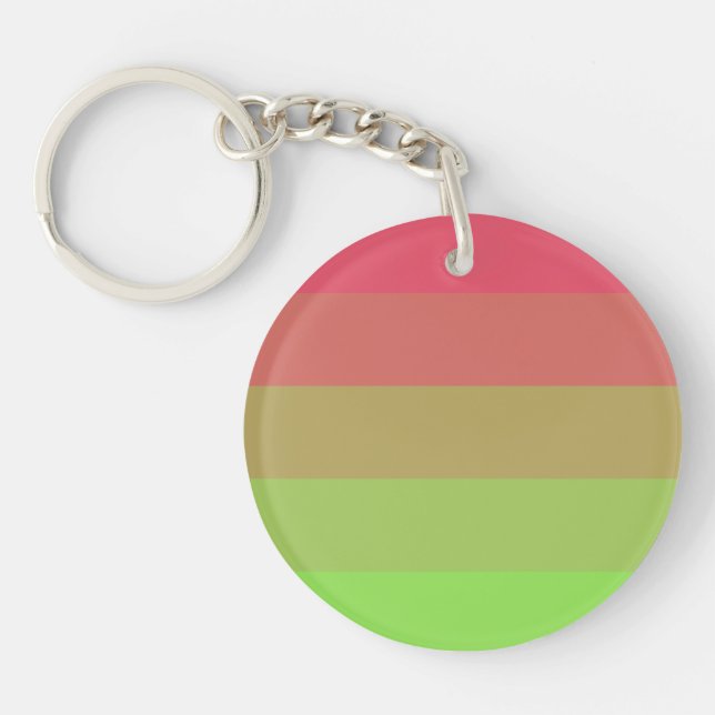 Aroflux Pride Flag Key Ring (Front)