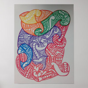 Aroha Mai, design by RRW  Poster