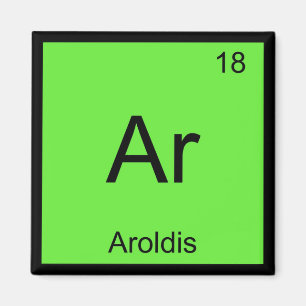 Aroldis Name Chemistry Element Periodic Table Magnet