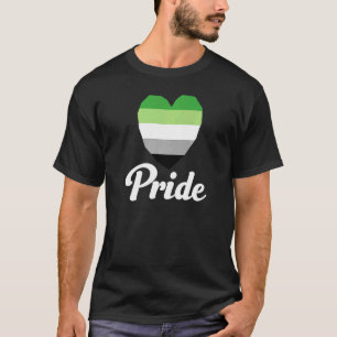 Aromantic Gay Pride Rainbow Word 2 T-Shirt