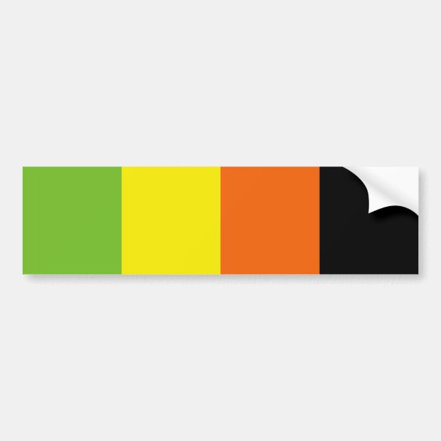 Aromantic Pride Bumper Sticker (Front)