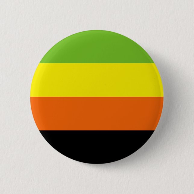 Aromantic Pride Flag 6 Cm Round Badge (Front)