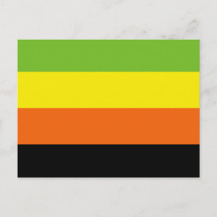 Aromantic Pride Flag Postcard