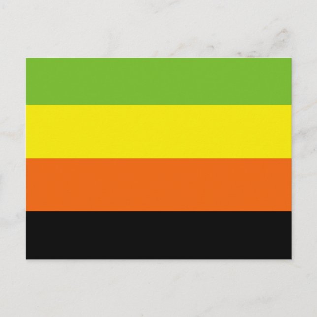 Aromantic Pride Flag Postcard (Front)