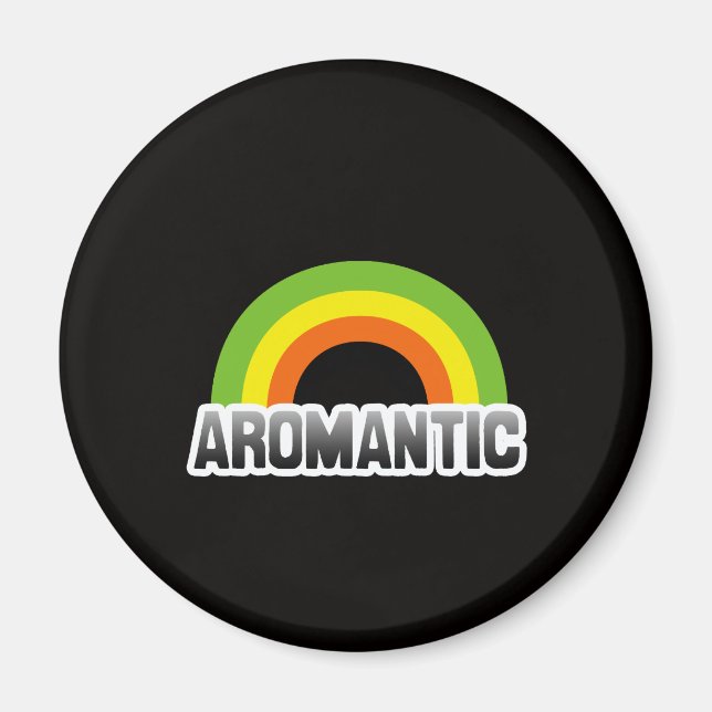 Aromantic Pride Magnet (Front)