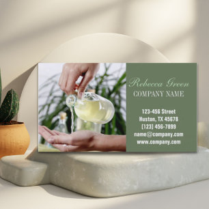 Aromatherapy Essential Oil beauty SPA massage Business Card