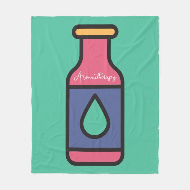 Aromatherapy Fleece Blanket (Front)