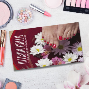 Aromatherapy Nail Salon manicurist pedicurist Business Card