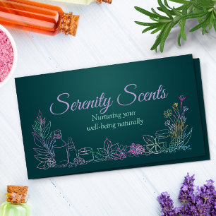 Aromatherapy Practice Scent Therapy Business Card