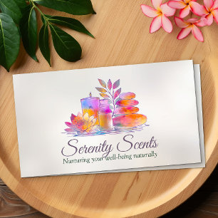 Aromatherapy Practice Scent Therapy Business Card
