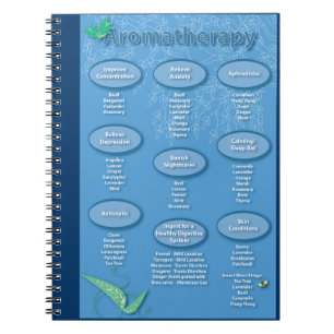 Aromatherapy Quick Reference Chart Spiral Notebook