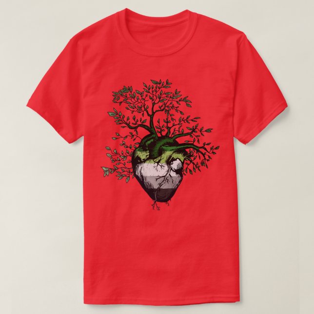 Aromc Heart Tree of Life T-Shirt (Design Front)