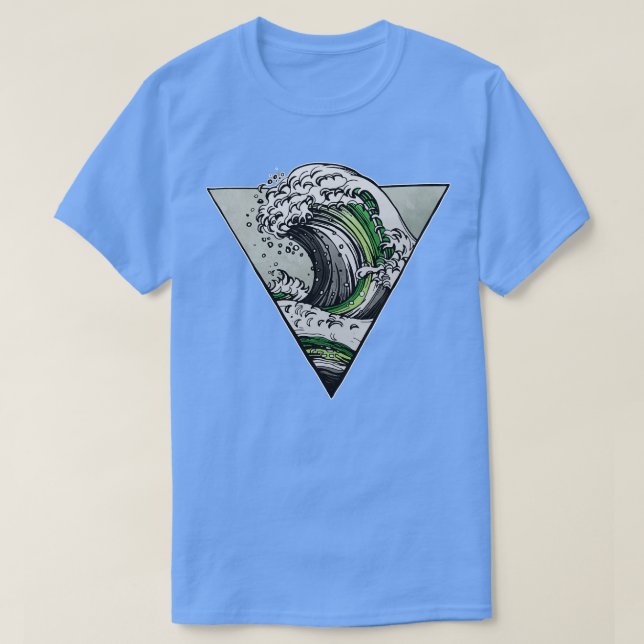 Aromc Ocean Wave T-Shirt (Design Front)