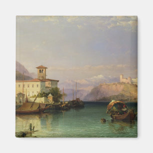Arona and the Castle of Angera, Lake Maggiore, 185 Magnet