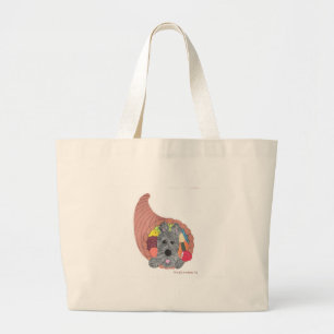 Aroo, I'm Stuck - scottish terriers Large Tote Bag