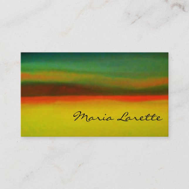 ARORA BOREALIS Party Event Planner Designer Card (Front)
