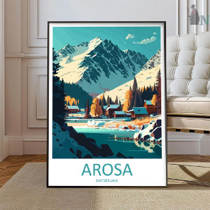 Arosa Print Arosa Home Décor Switzerland Art Prin