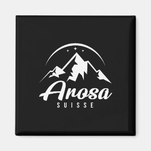 Arosa Switzerland Ski Resort Skiing Snowboarding  Magnet