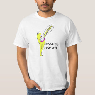 Around Monsteround T-Shirt (White/Black-Yellow)