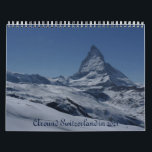 around Switzerland in 2021 Calendar<br><div class="desc">Stunning pictures of Switzerland for this 2021 calendar. Travel safely without leaving your home.</div>