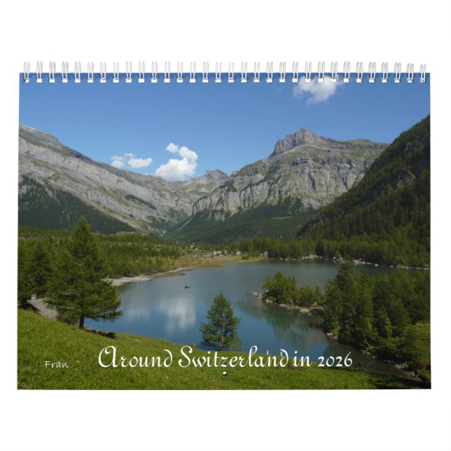 around Switzerland in 2026 Calendar (Cover)