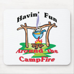 Around the Campfire Mouse Pad