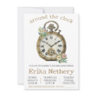 Around the Clock Themed Bridal Shower