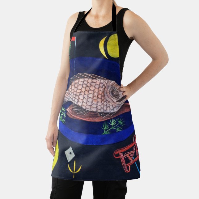 Around the Fish, Paul Klee Apron (Insitu)