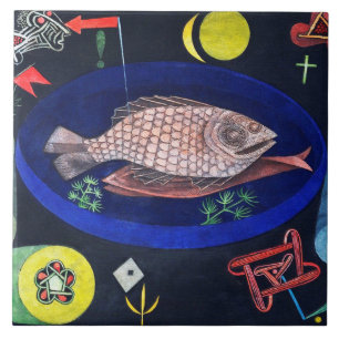 Around the Fish, Paul Klee Tile
