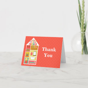Around the House Shower Thank You Card