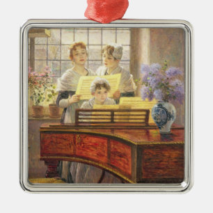 Around the Piano Metal Tree Decoration